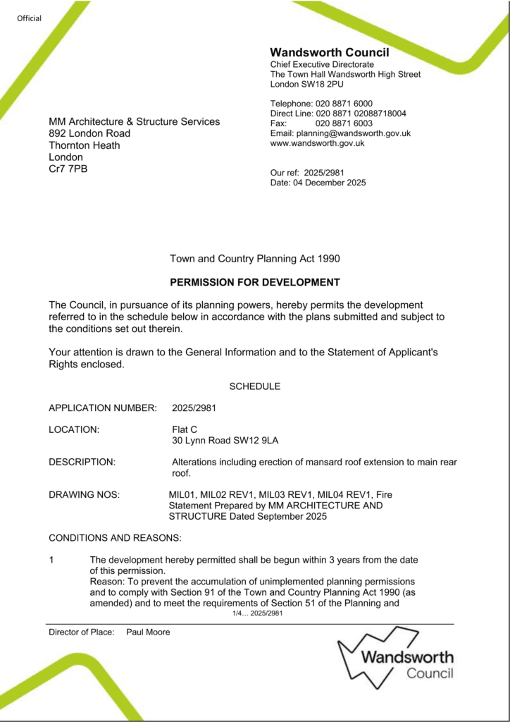 30 lyn Decision Notice - Permission Full_5541749
