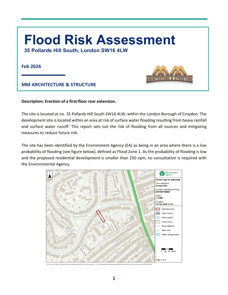Flood Risk Assesstment 35 Pollards