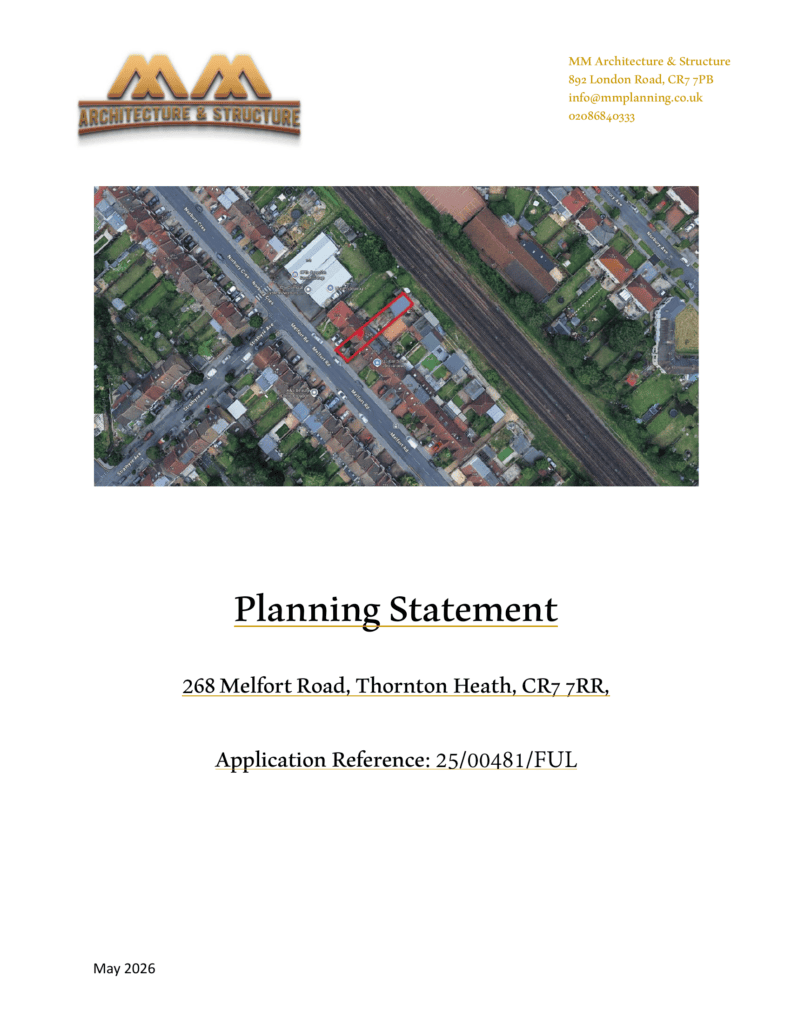Planning Statement 268 Melford road