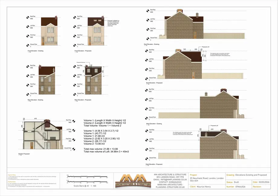 proposed elevations