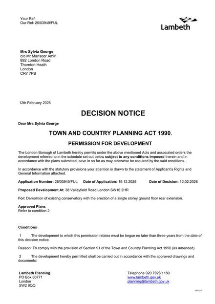 38 Valley approval