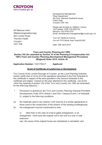 2- Approved Granted Planning